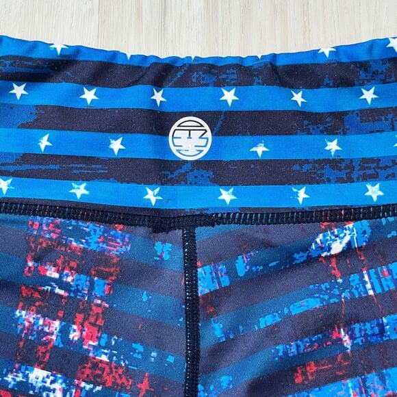 IAB stars & stripes booty shorts size small EUC - Picture 4 of 6